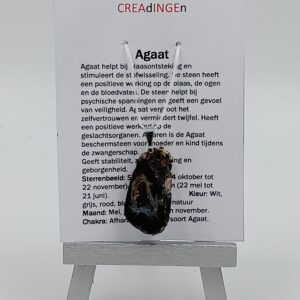 Agaat mineraal hanger