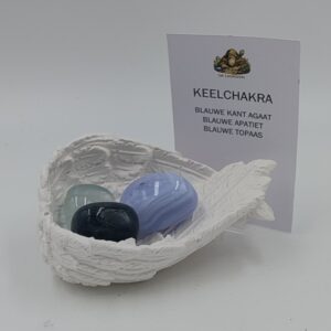 5. Keelchakra mineraal pakketje